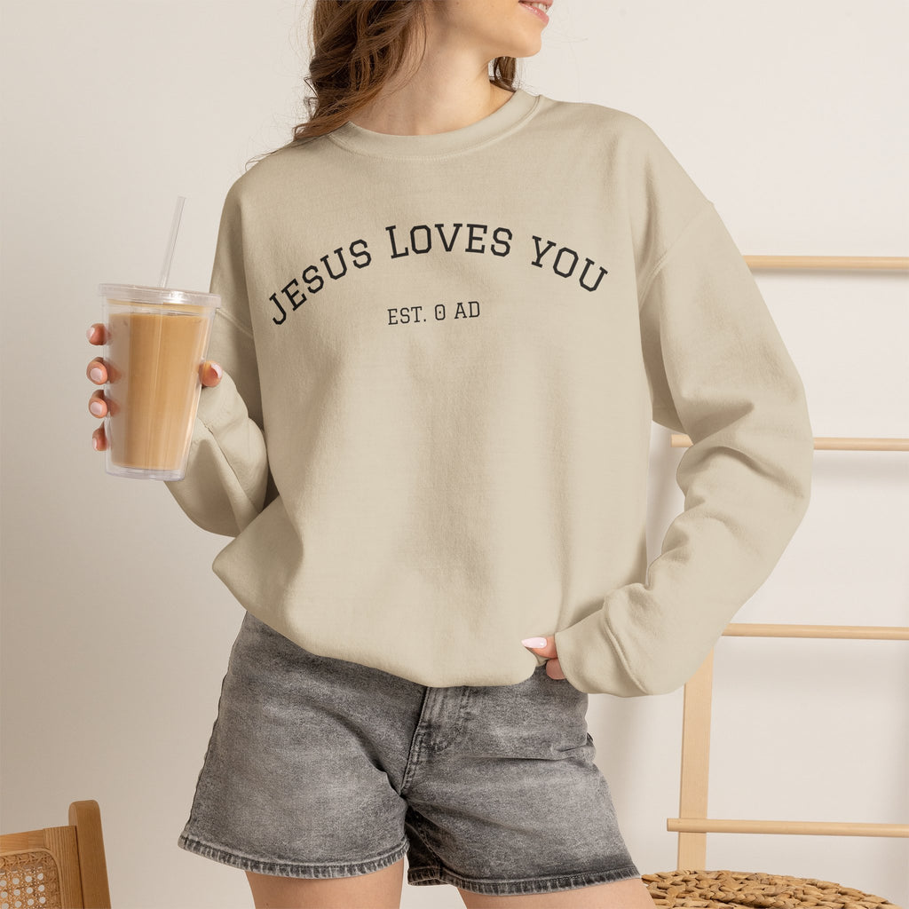 Blessed by Jesus Crewneck Sweatshirt
