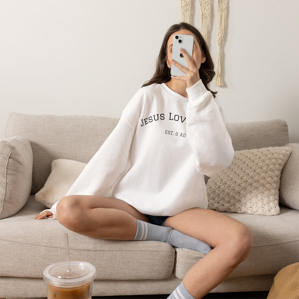 Blessed by Jesus Crewneck Sweatshirt