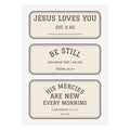 Jesus Loves You Sticker Pack | 3 Christian Kiss-Cut Stickers – Free US Shipping