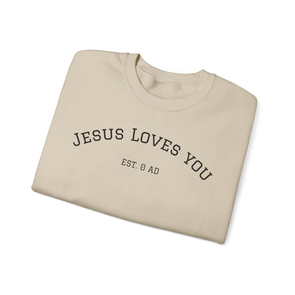 Jesus Loves You Crewneck Sweatshirt