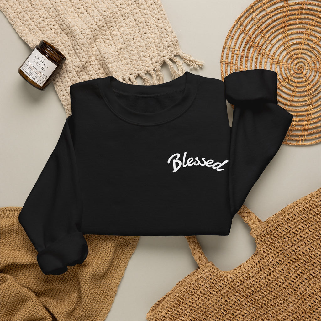 Blessed by Jesus Crewneck Sweatshirt