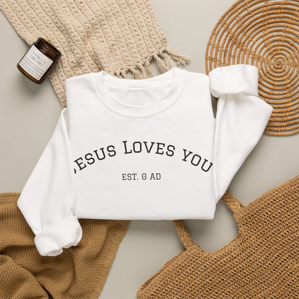 Jesus Loves You Crewneck Sweatshirt