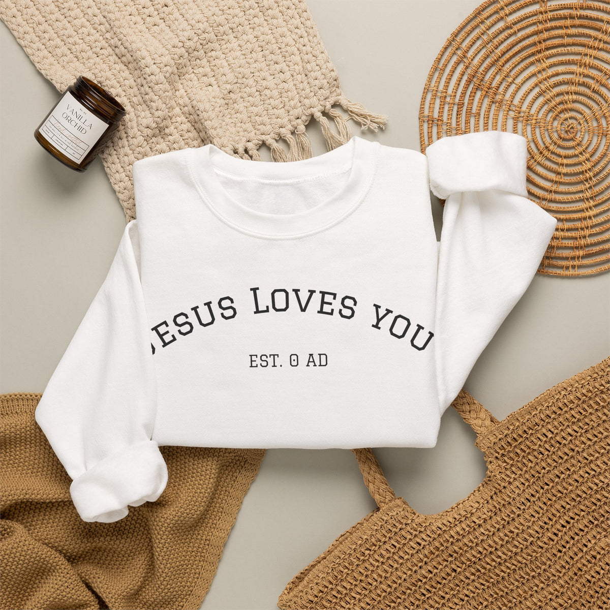 Jesus Loves You Crewneck Sweatshirt