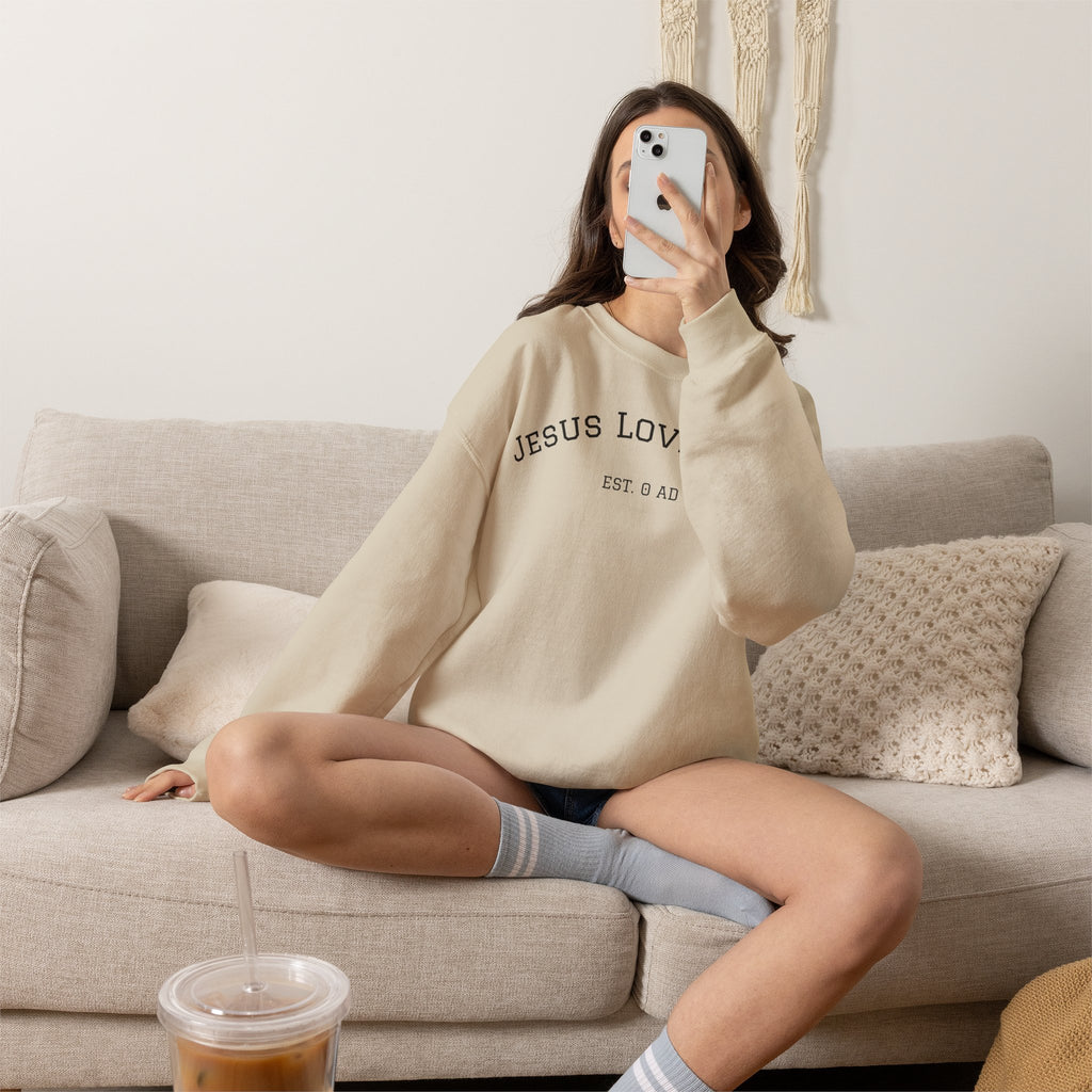 Blessed by Jesus Crewneck Sweatshirt