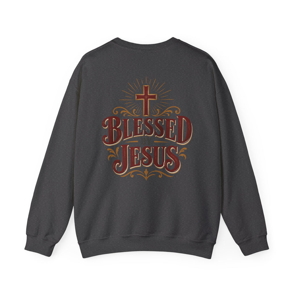 Blessed by Jesus Crewneck Sweatshirt