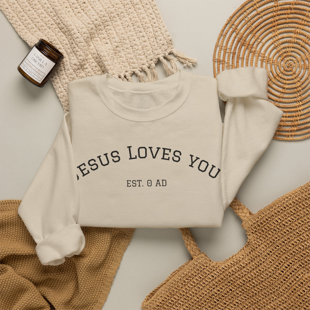 Jesus Loves You Crewneck Sweatshirt