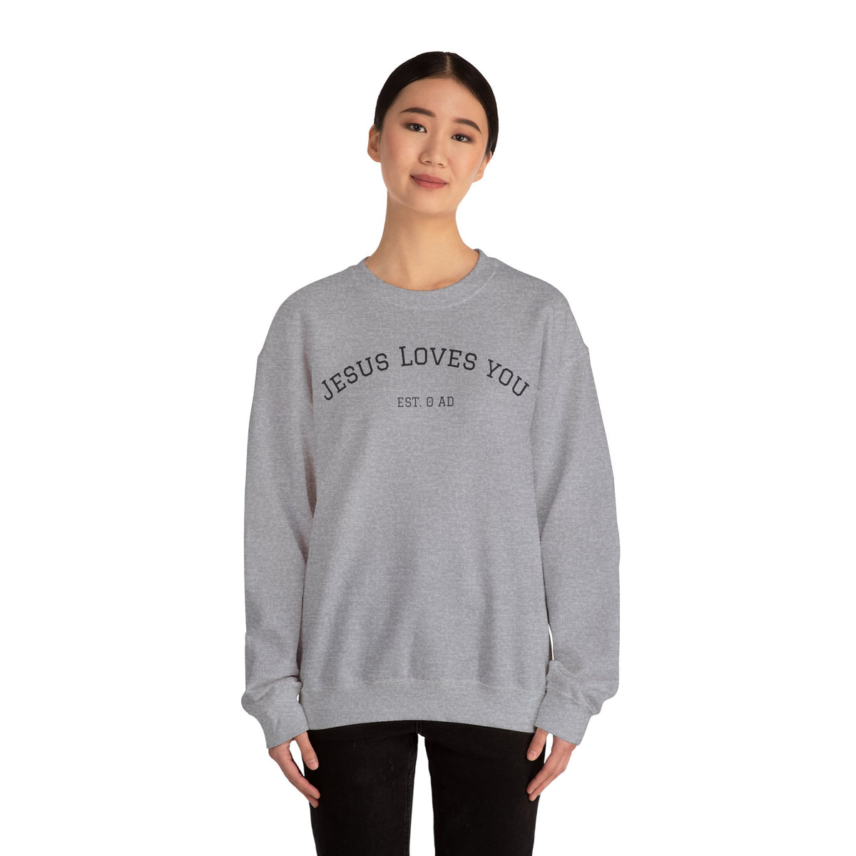 Blessed by Jesus Crewneck Sweatshirt