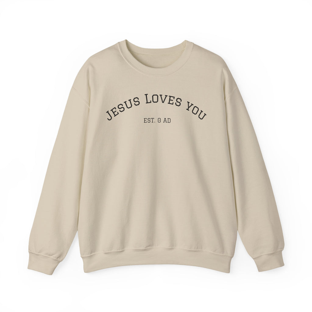 Jesus Loves You Crewneck Sweatshirt