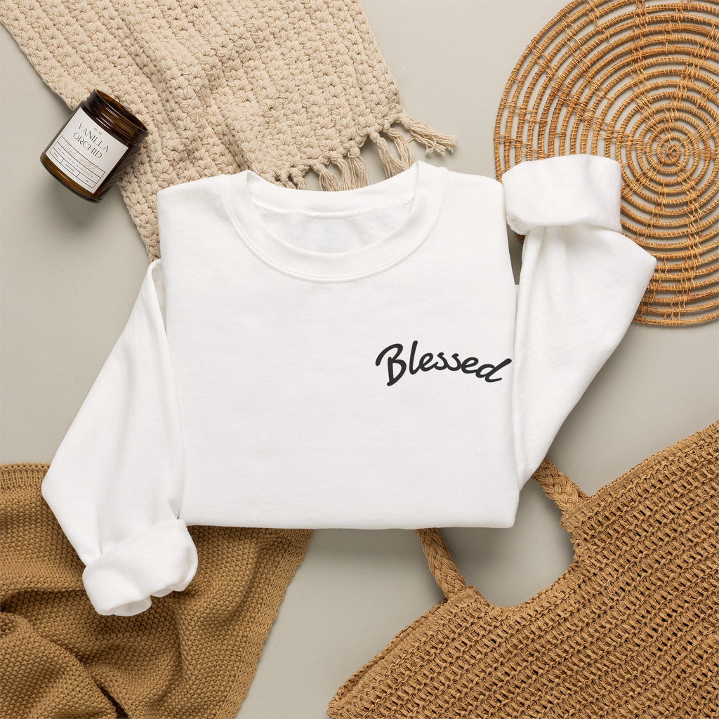Blessed by Jesus Crewneck Sweatshirt