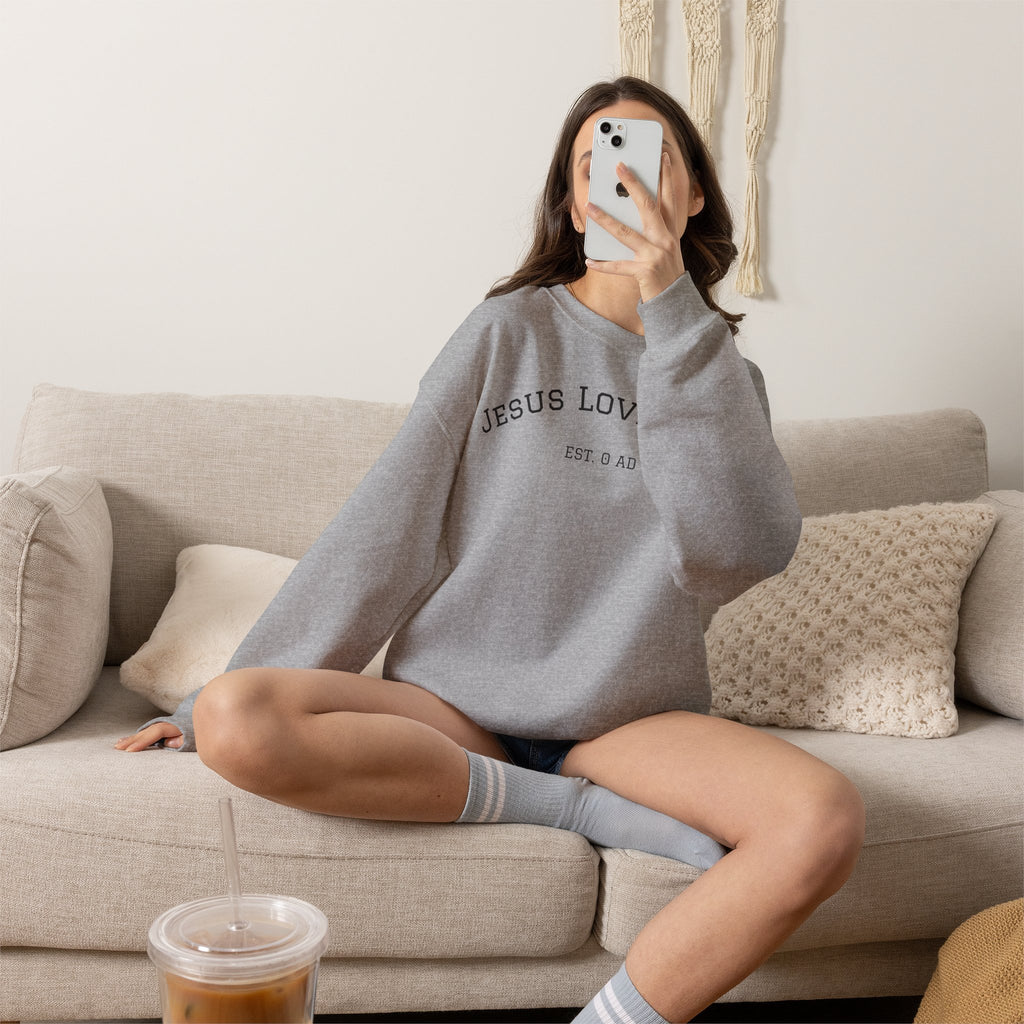 Blessed by Jesus Crewneck Sweatshirt