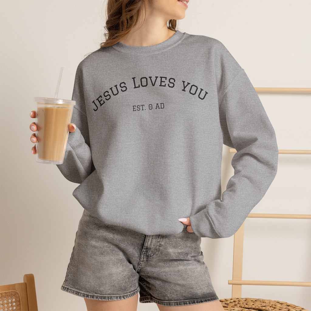 Blessed by Jesus Crewneck Sweatshirt