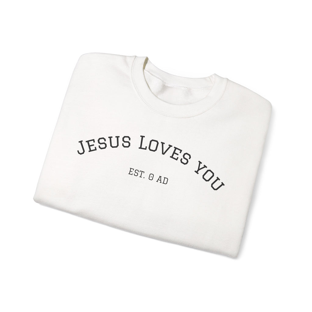 Jesus Loves You Crewneck Sweatshirt